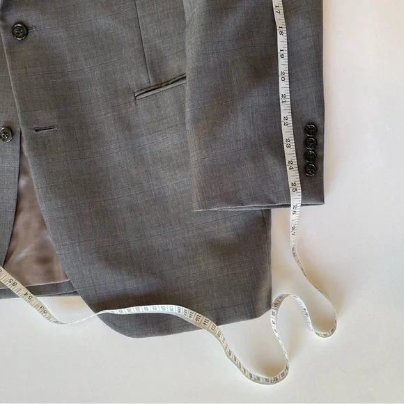 Jos A Bank Mens Sport Coat Blazer Sport Jacket Two Button Wool Silk Size 42 L